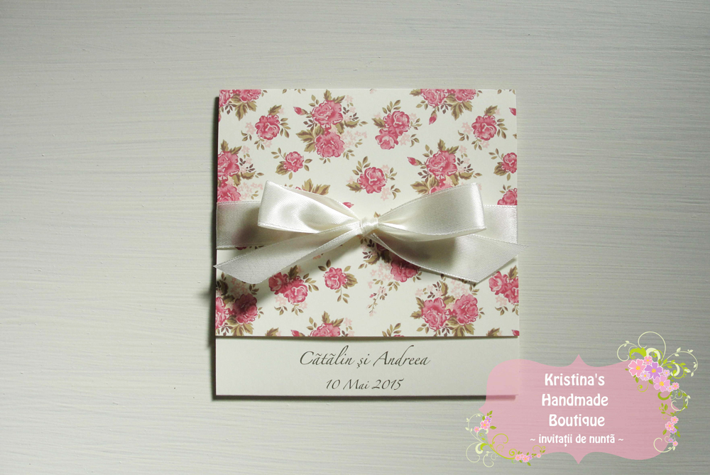 Invitatii de nunta Kristina's Handmade Boutique