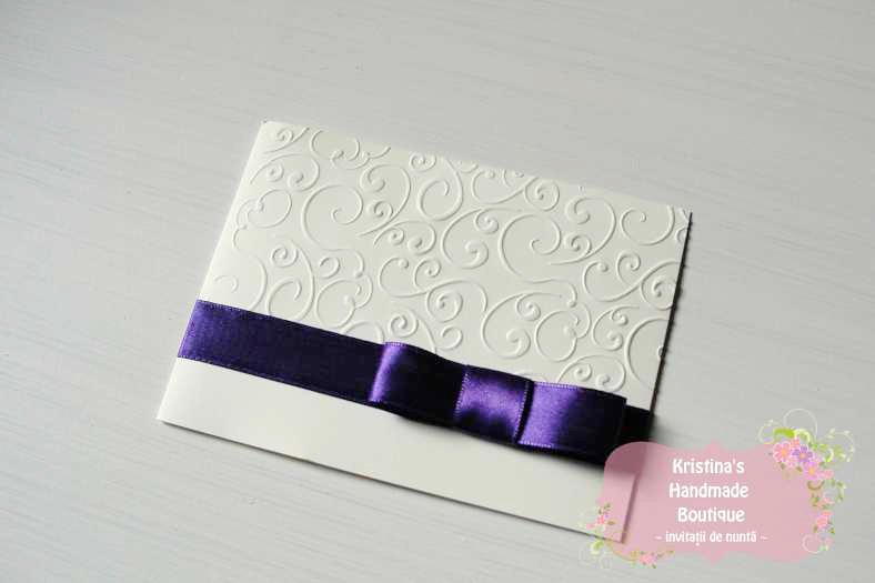 Invitatii de nunta Kristina's Handmade Boutique