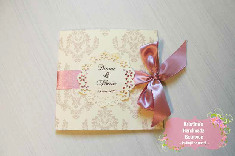 Invitatii de nunta Kristina's Handmade Boutique