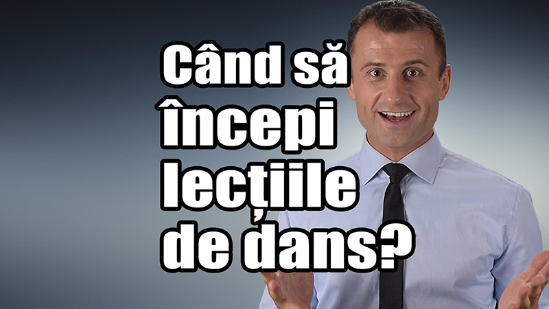 Cand incepi lectiile? - Cursuri de dans Let's Dance