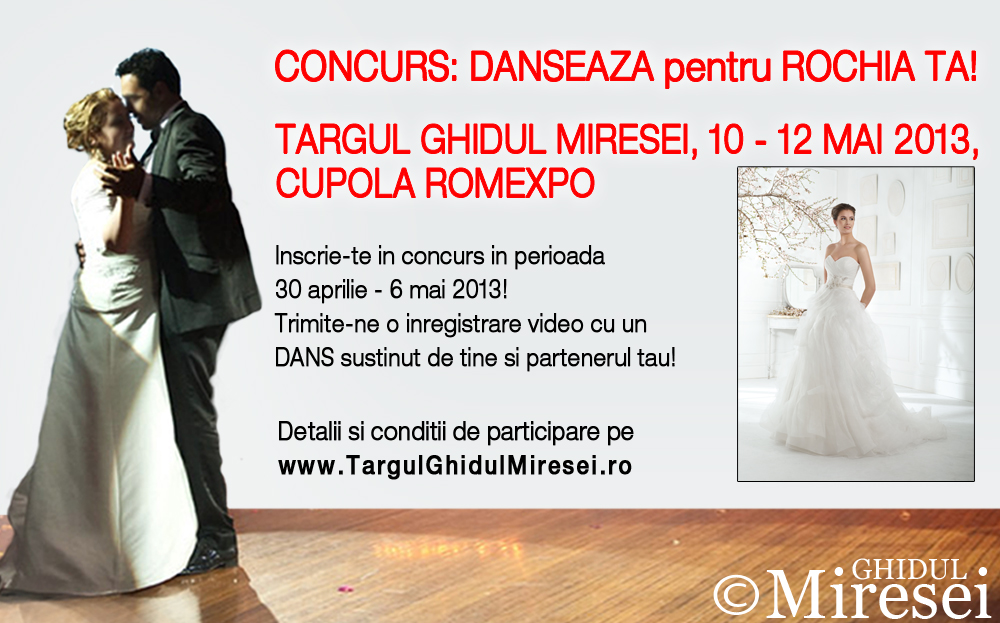 CONCURS: DANSEAZA pentru ROCHIA TA!