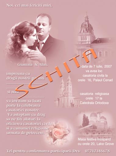 poze Invitatii nunta/ Carduri nunti