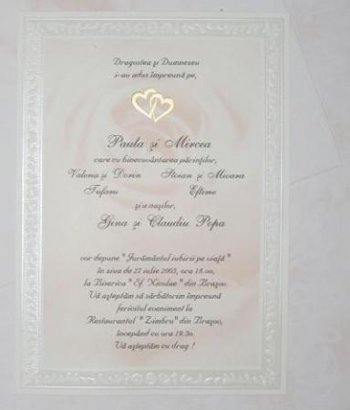 poze Invitatii nunta/ Carduri nunti