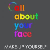 Logo All about your face Logo All about your face